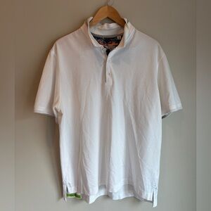 Robert Graham Men's Edwin‎ Polo Shirt Pullover Top  Size XL